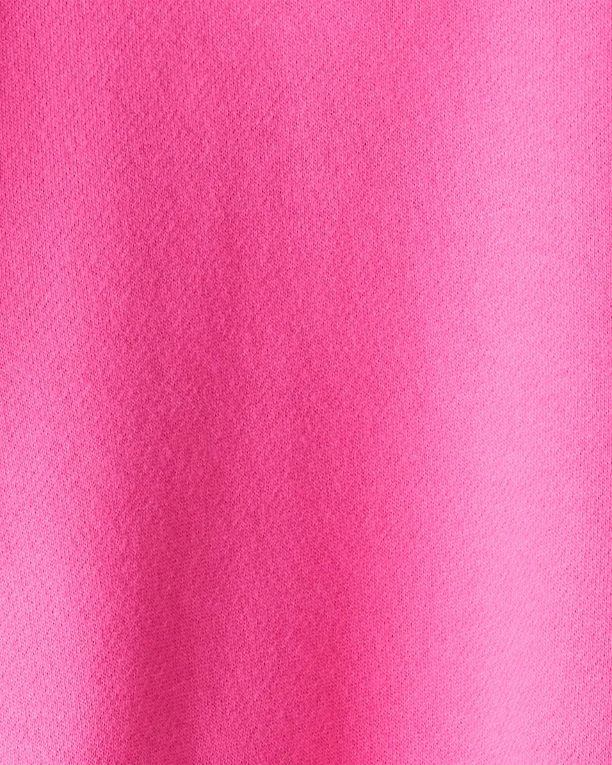 Outra vista de Blusa de moletom infantil básica - rosa