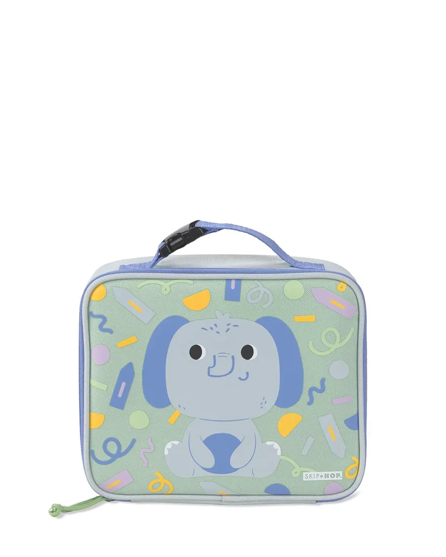 Lancheira térmica infantil Besties elefante - azul