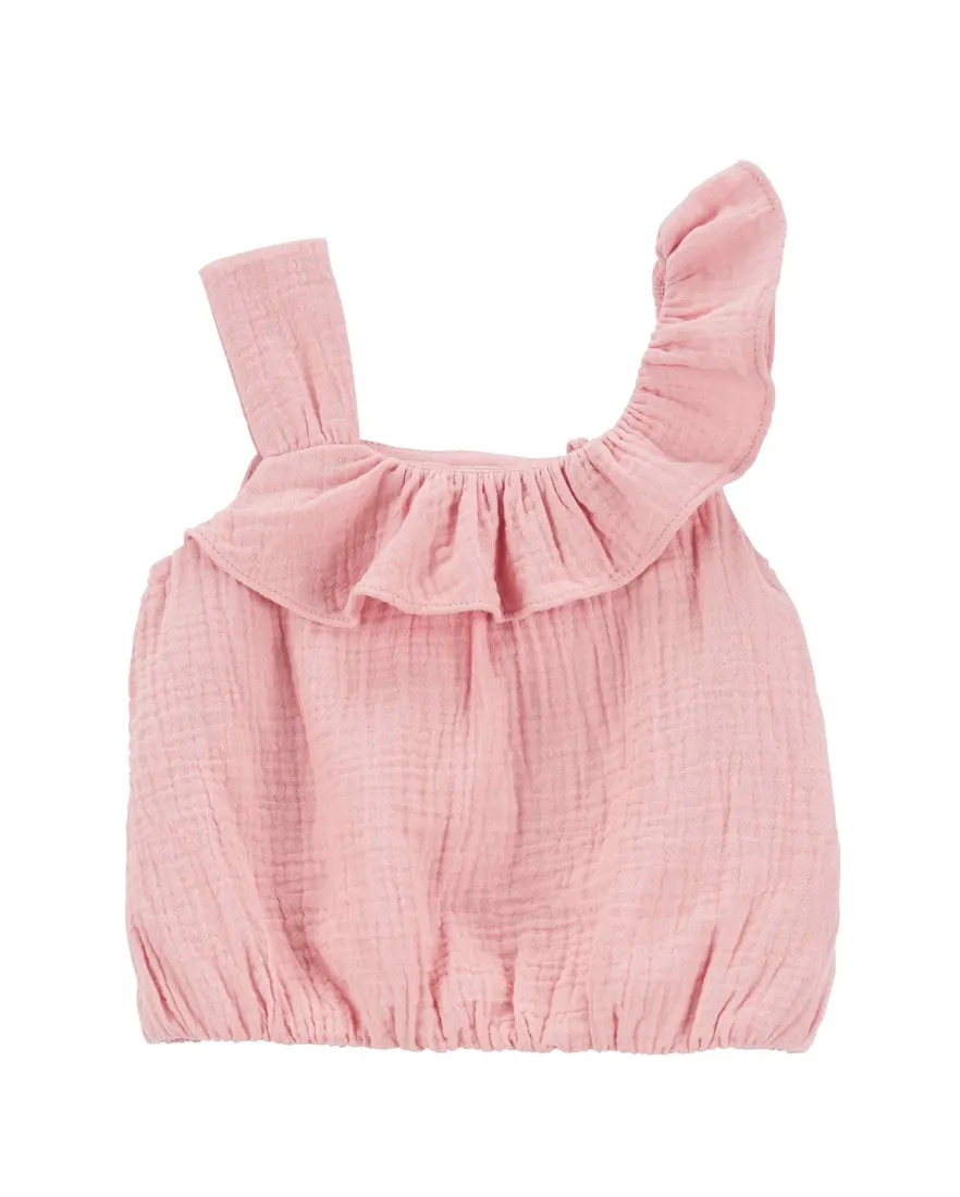 Bata infantil texturizada rosa