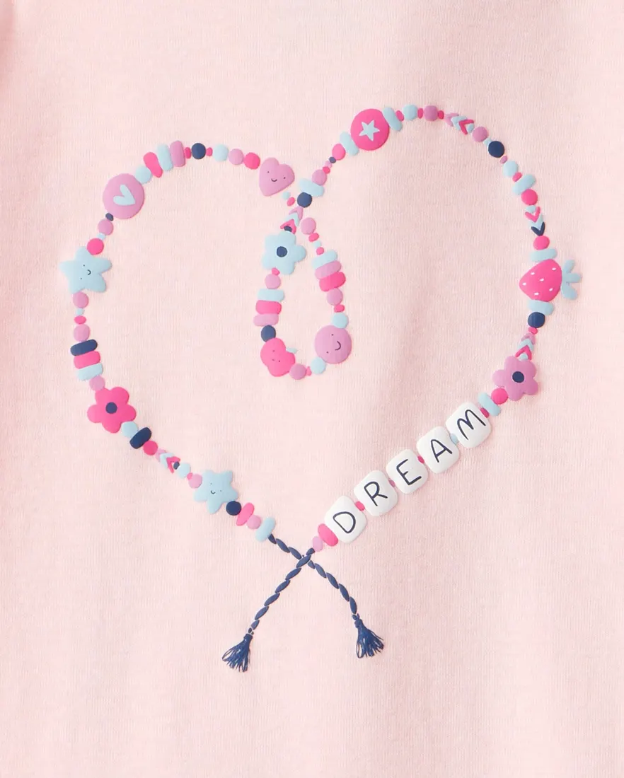 Outra vista de Pijama longo infantil 4 peças dream lover - multicor