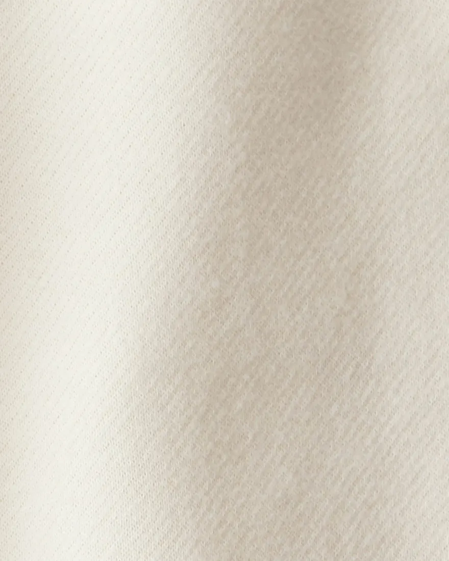 Outra vista de Calça de moletom infantil jogger - bege