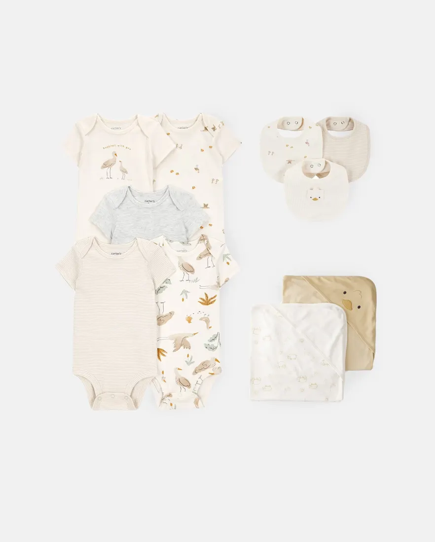 Enxoval bebê menino 10 peças estampado - Multicor