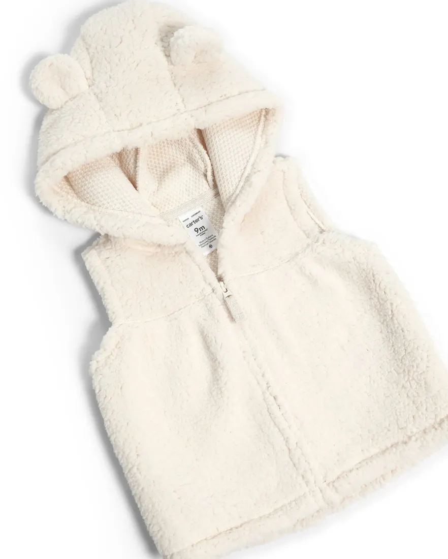 Outra vista de Conjunto longo bebê 3 peças em sherpa - multicor