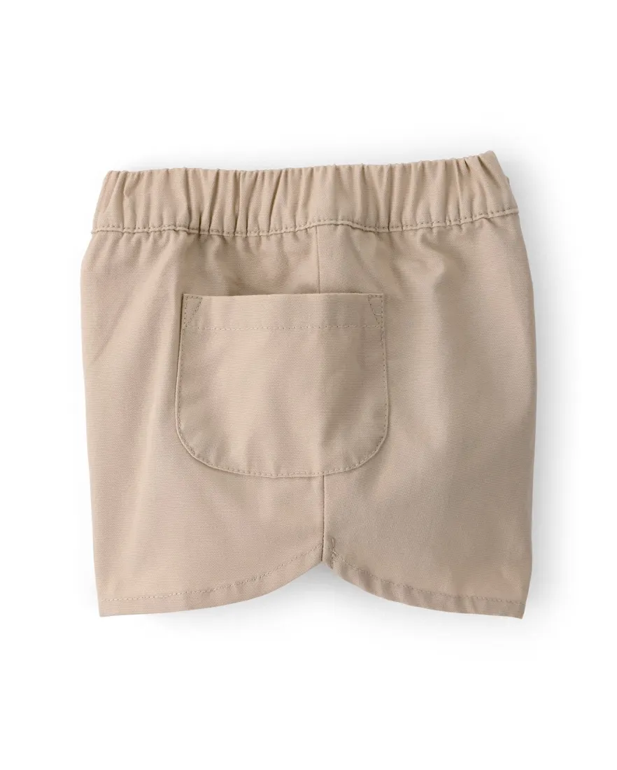 Outra vista de Conjunto bebê 3 peças estampa oncinha - Multicor