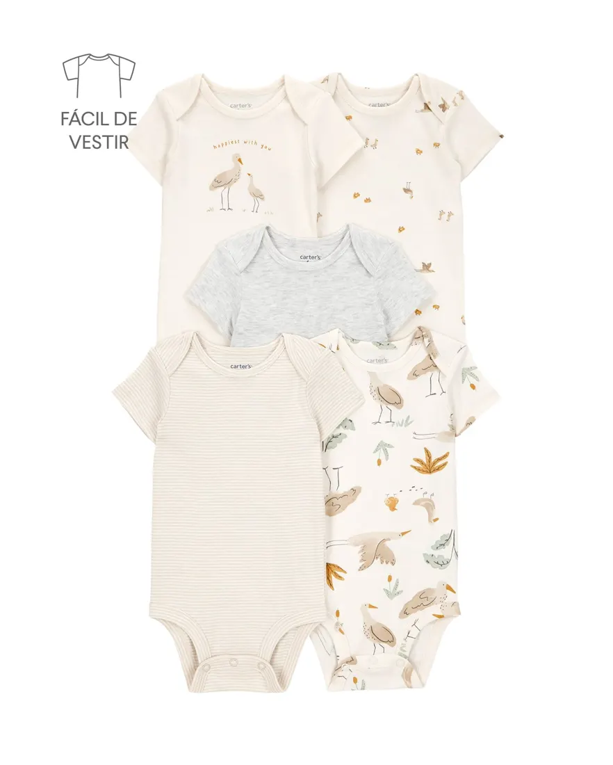 Outra vista de Enxoval bebê menino 10 peças estampado - Multicor