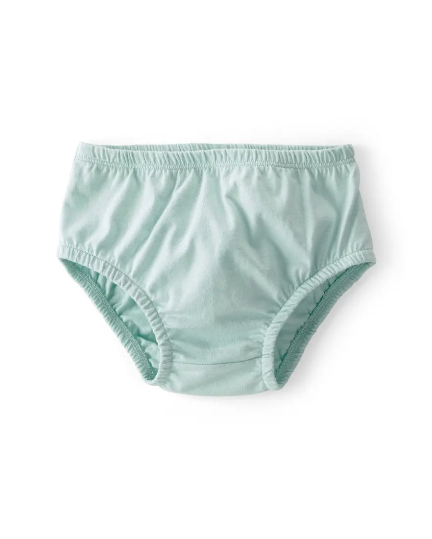 Outra vista de Vestido bebê em tricot texturizado com calcinha - Verde