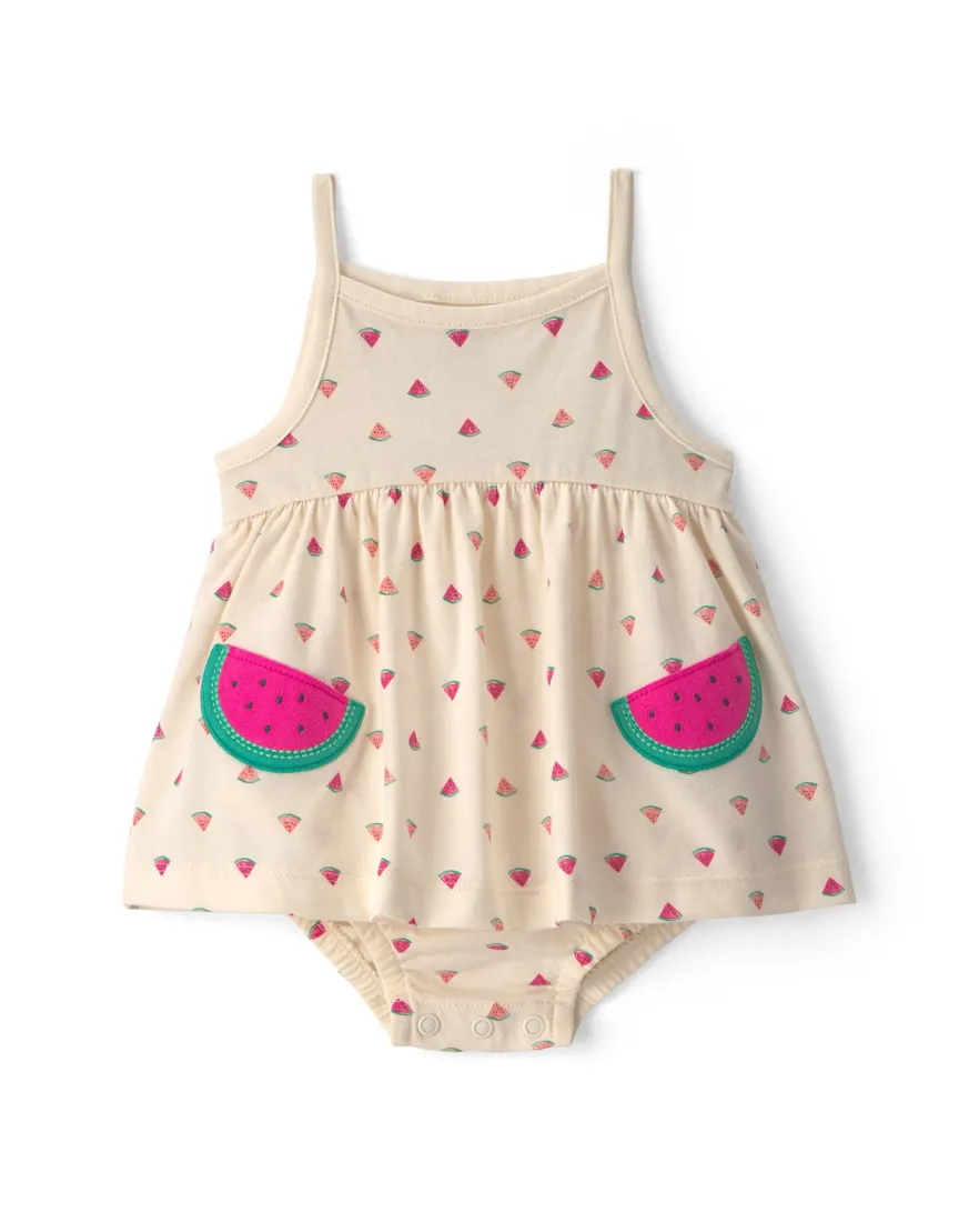 Banho de sol bebê estampado - Multicor