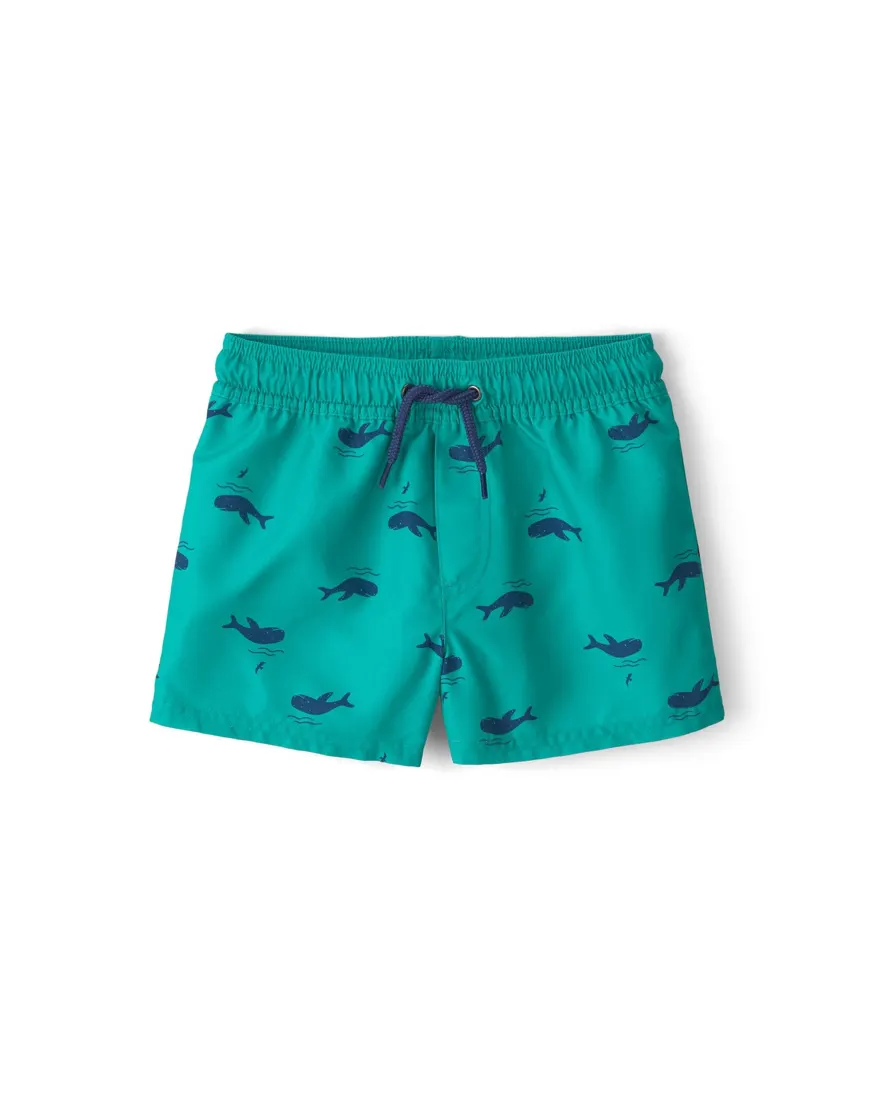 Short água infantil menino estampado UV 50+