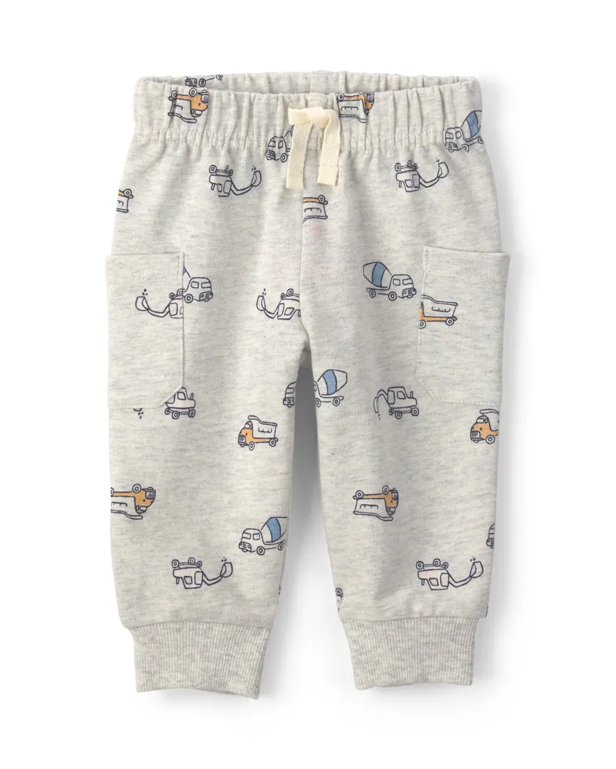 Outra vista de Conjunto longo bebê 2 peças estampado - Multicor
