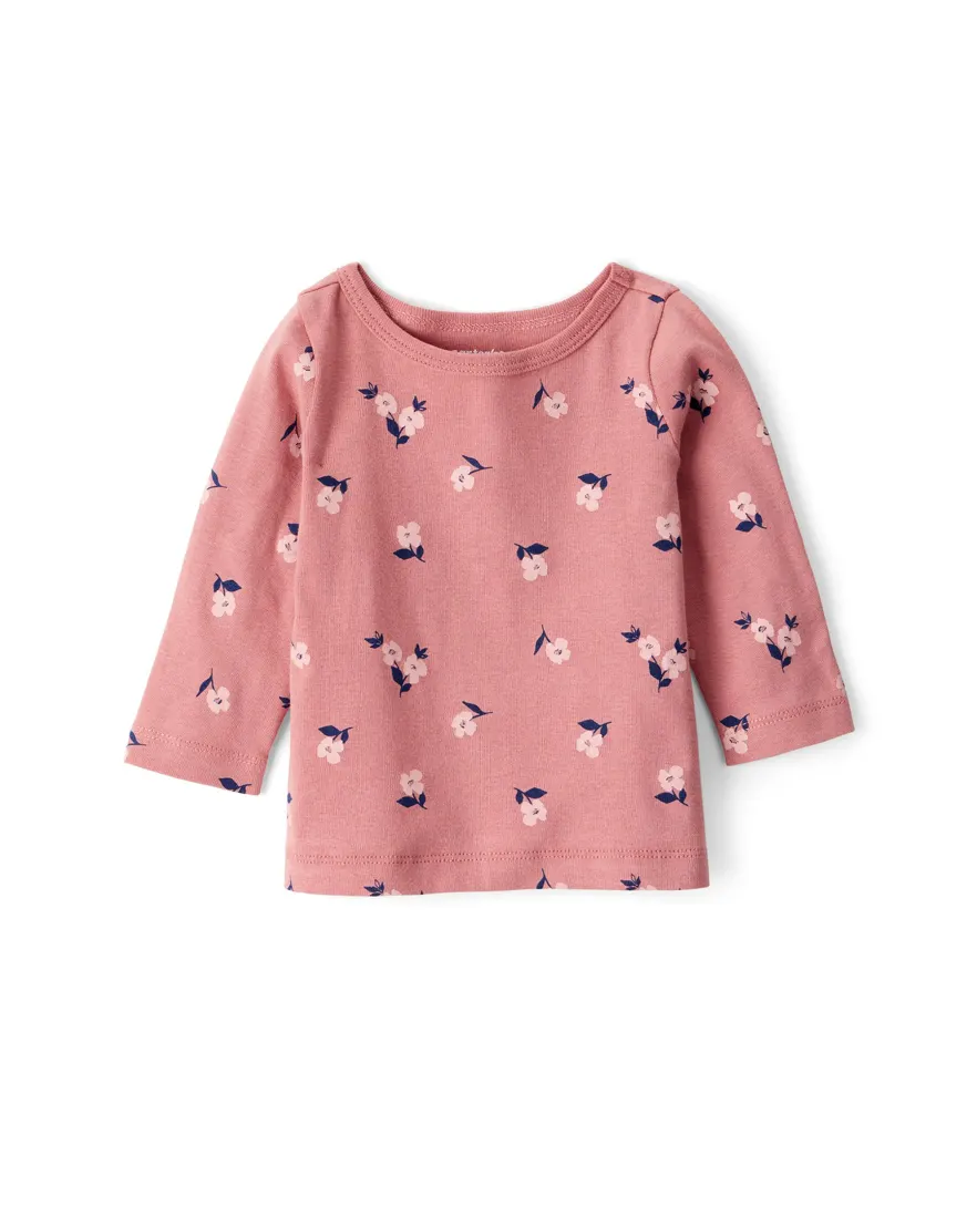 Outra vista de Salopete jeans bebê com blusa e meia calça - multicor