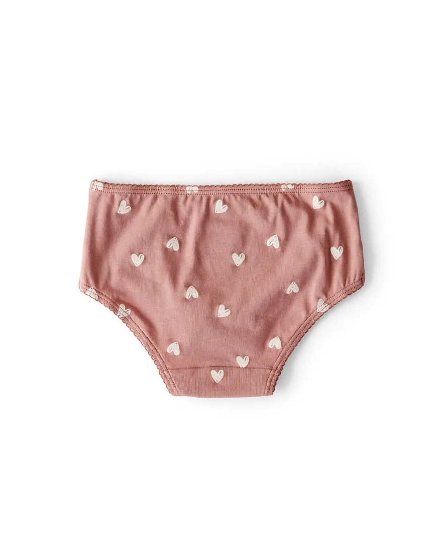 Outra vista de Kit calcinha infantil 7 peças diversas - multicor