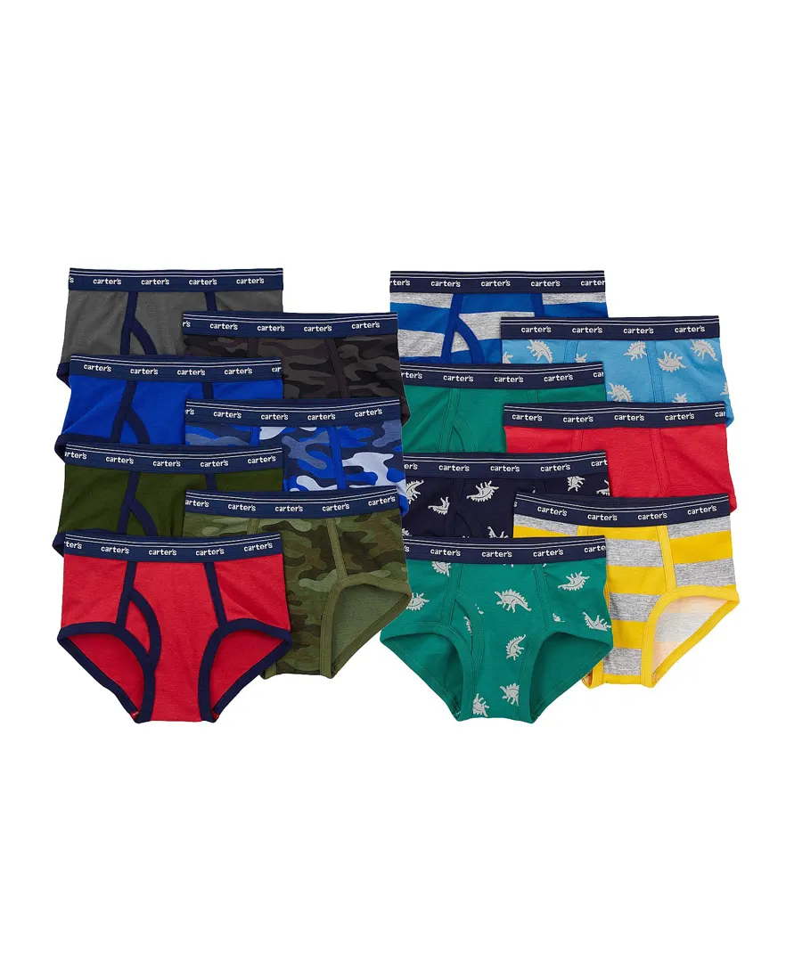 Enxoval infantil cueca 14 peças estampada - multicor