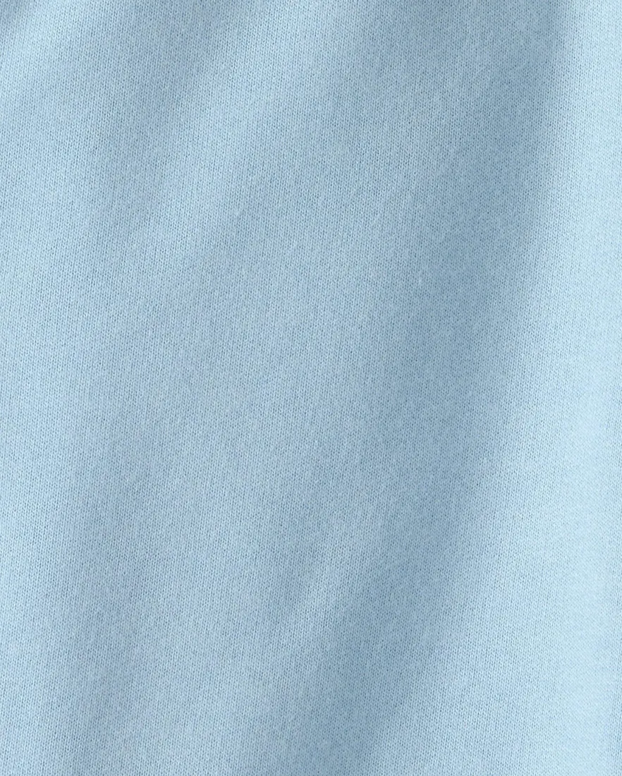 Outra vista de Calça de moletom infantil ampla - Azul