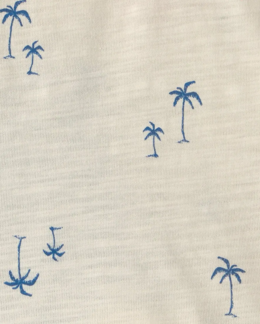 Outra vista de Conjunto curto bebê 2 peças estampado - Multicor