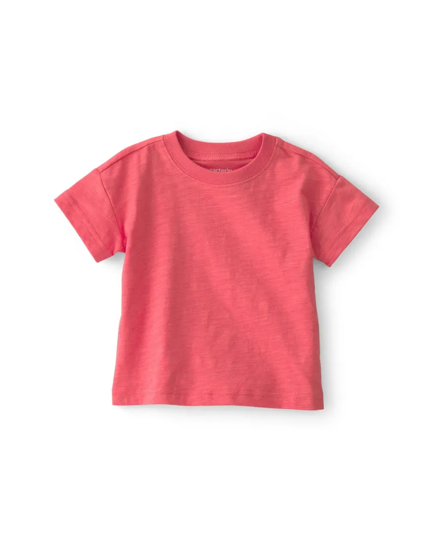 Outra vista de Jardineira com camiseta bebê menino em viscolinho 2 peças - Multicor