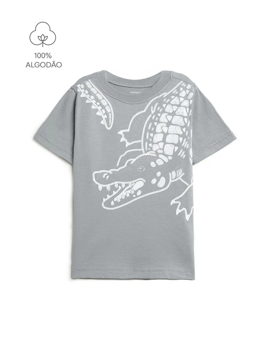 Camiseta infantil jacaré