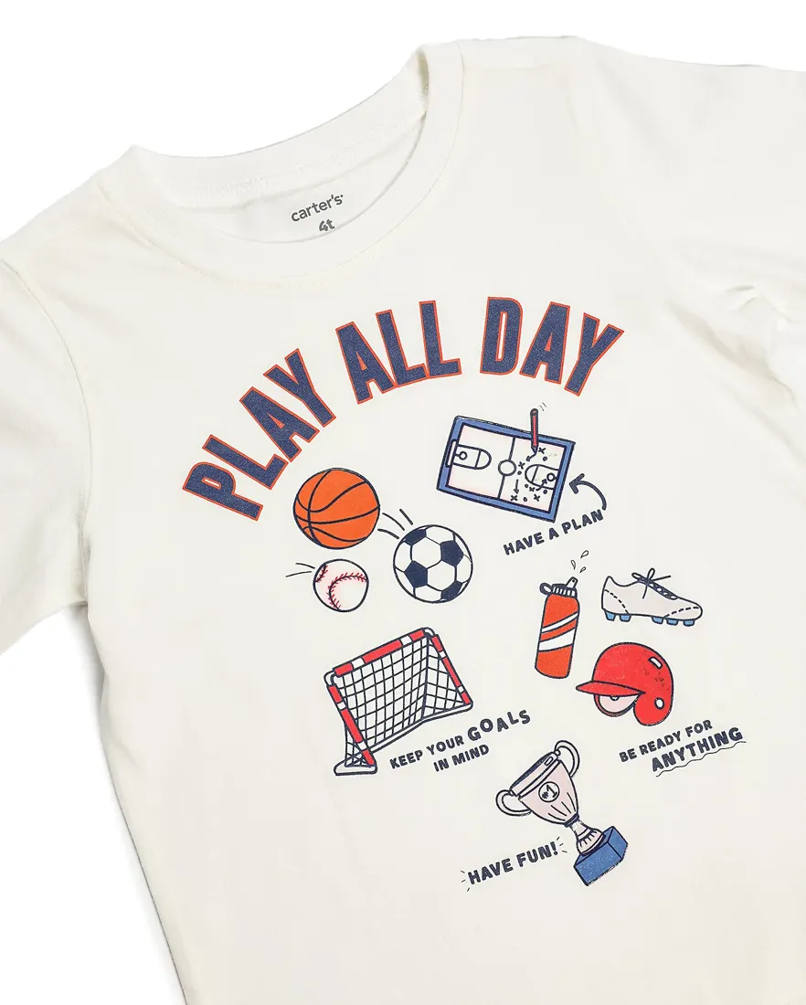 Outra vista de Camiseta infantil esportes