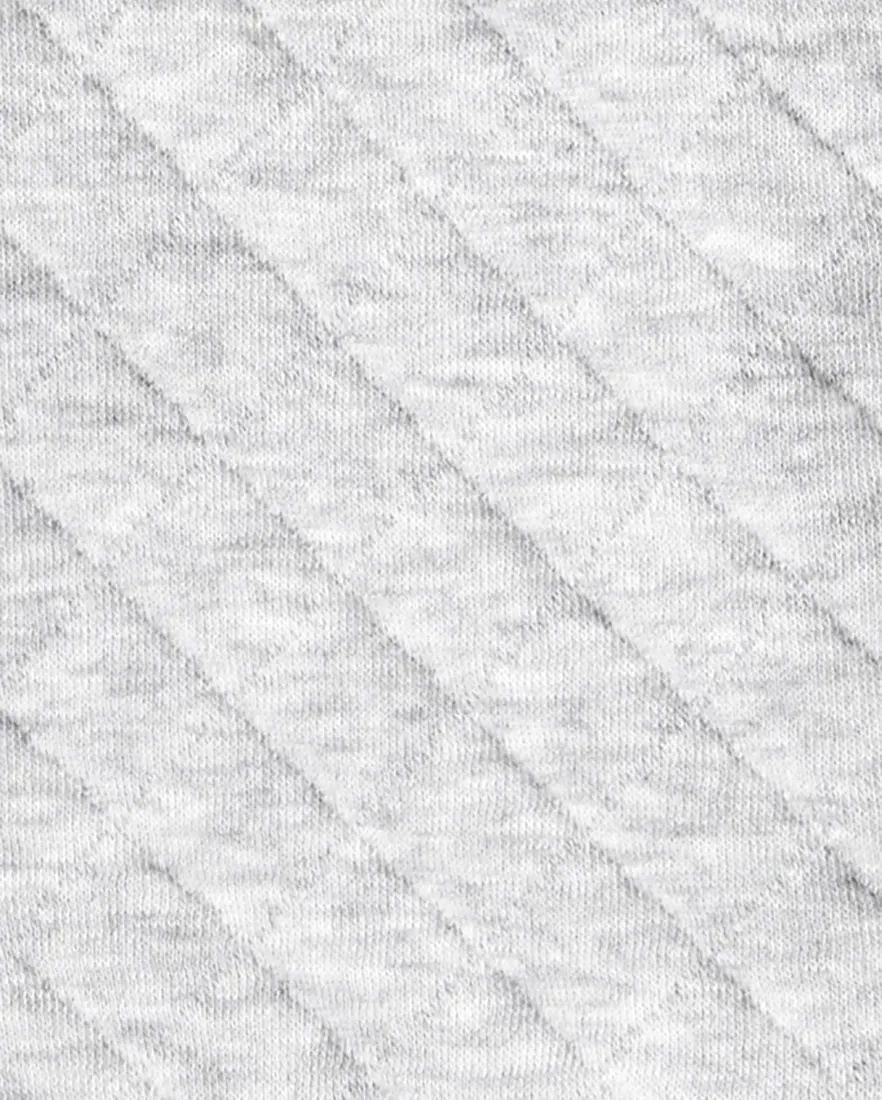 Outra vista de Conjunto longo bebê 3 peças matelassê - multicor