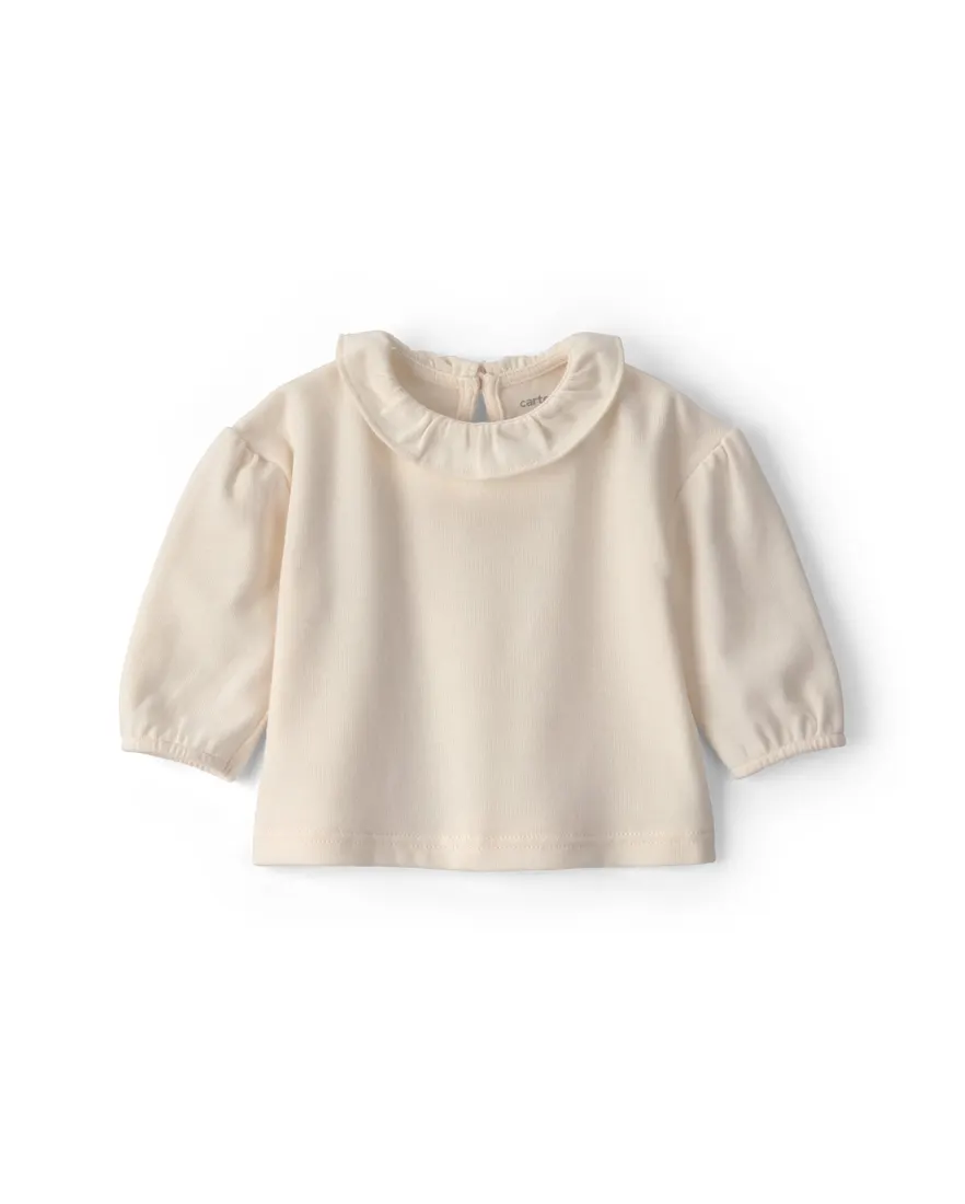 Outra vista de Salopete com blusa e meia-calça bebê menina xadrez Natal - Multicor