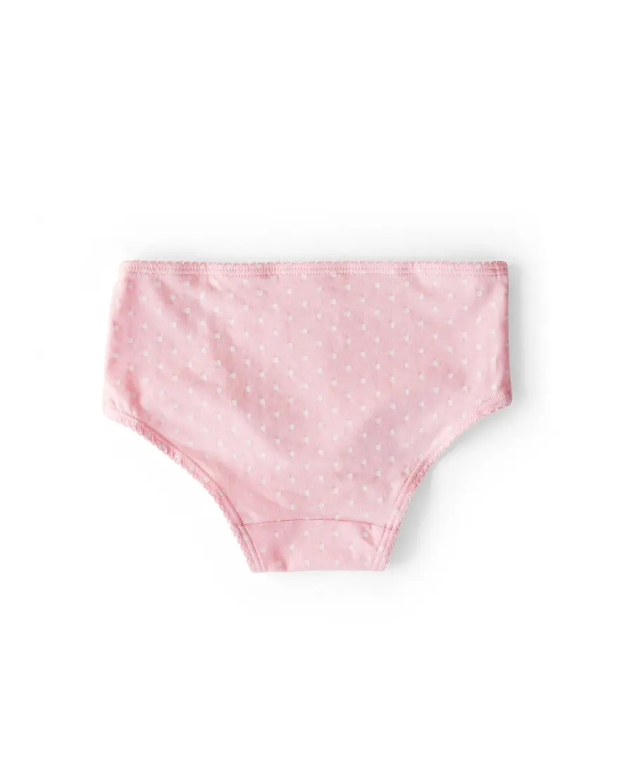 Outra vista de Kit calcinha infantil 7 peças estampadas - multicor