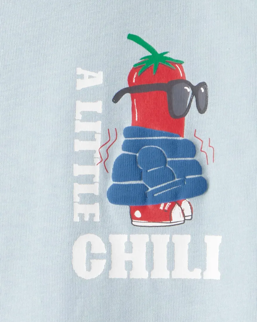 Outra vista de Pijama longo infantil 4 peças chillin' - multicor