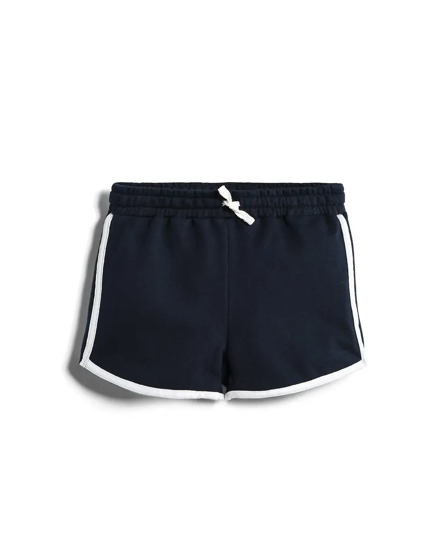 Short infantil com amarração - azul