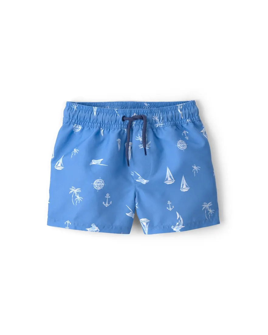 Short água infantil menino estampado UV 50+